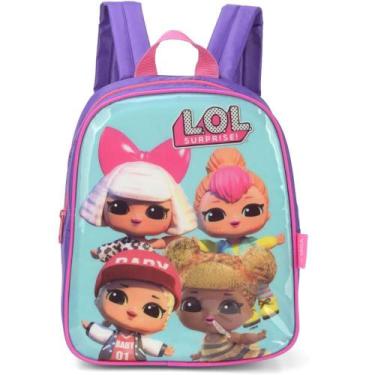 Imagem de Mochila Infantil LOL Petit Pequena Roxa - Luxcel
