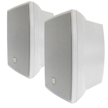 Imagem de Par Caixa Som Ambiente JBL C621b 100w Rms Branca Selenium