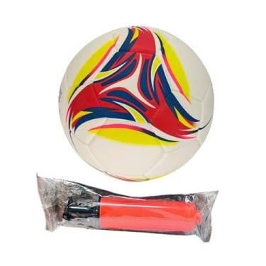 Imagem de Bola de futebol Tamanho 5 Match Official Bola Lightweight Professional Football Soccer Training Equipment para treinamento de presentes ao ar livre, Vermelho