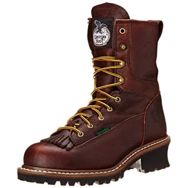 Imagem de Georgia Men's 8" Loggers G7313, Tumbled Chocolate 7.5 W US