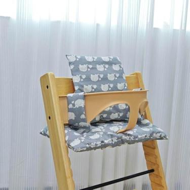 Imagem de Almofada para cadeira de jantar Baby Elephant Almofada portátil antiderrapante para sair Acessórios para cadeira de crescimento para comer para bebês, GreyElephant, uma peça