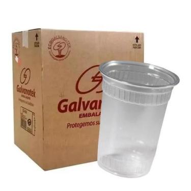 Imagem de Copo Plástico Pet Transparente 400Ml Galvanotek G-840 C/450