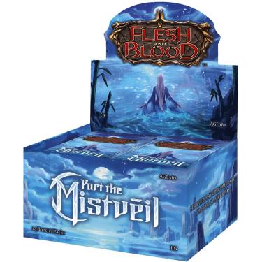 Imagem de Booster Box Flesh & Blood tcg Part The Mistveil com 24 pacotes