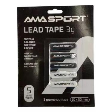 Imagem de Peso Adesivo Customizar Balance De Raquete 5x3gr Padel Beach - AMA Spo