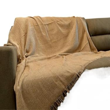 Imagem de Manta Sofá King Size 3 00M X 1 80M Protetor Decorativo Macio Antiderrapante(King Bege)
