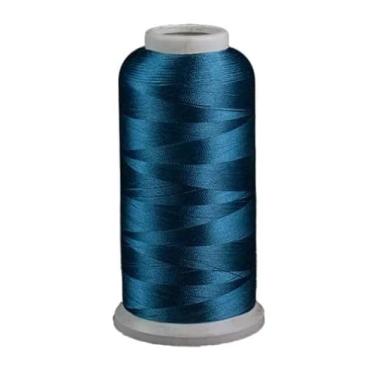 Imagem de Linha De Poliester Máquina De Bordar 4000m Azul Infigo Claro