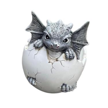 Imagem de IEUDNS Mini Mini Animal Planter Pot Resina Dinossauro em forma de planta decoração de casa decoração de jardim decoração de vaso de flores para a mesa