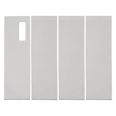 Imagem de GRCFUMO 4 PCS PAIL PILHA DE PERTURA POSTA POSTA DE POST, PILO DE AÇO ATENANTE PILLA POST POST Conjunto de acabamentos, acabamento pós -decalque Post, acabamento na capa da janela