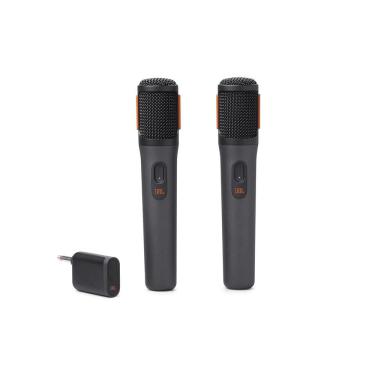 Imagem de  Kit com 2 Microfone Sem Fio Partybox Wireless Mic JBL