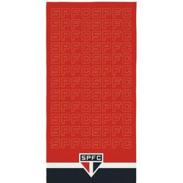 Imagem de Toalha Aveludada Transfer São Paulo Licenciada 1,40 x 0,70