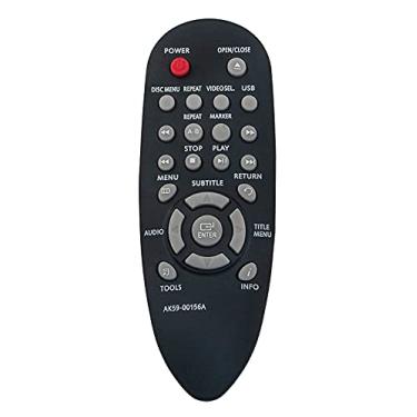 Imagem de ALLIMITY AK59-00156A SAM63 Controle remoto infravermelho substituído compatível com Samsung DVDE360 DVD-E360/XU DVD-E360 DVD-E350 DVD-E370 DVD-E365 DVD-E360/ZA DVD-E360K DVD Player Home Theater