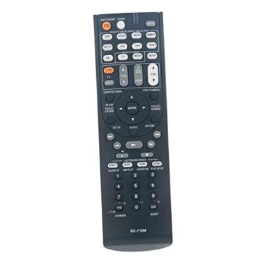 Imagem de ALLIMITY Controle remoto de substituição RC-710M compatível com receptor Onkyo Hi-Fi Audio Video 7.1 canais Home Cinema TX-SR606S HT-S7100 TX-SR606 TX-SR606B