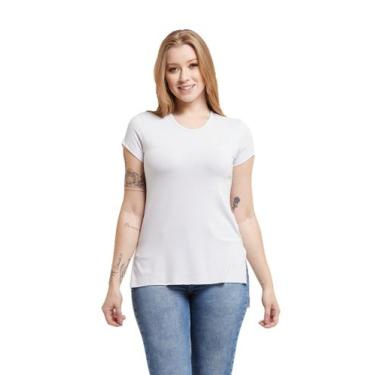 Imagem de Camiseta Feminina Plus Size Tampa Bumbum Longa Premium Mullet - Konoa,