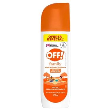 Imagem de Repelente OFF! Family Spray 170ml  Proteção Eficaz por até 4 Horas, Fó