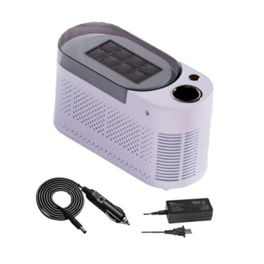 Imagem de IEUDNS Máquina de gelo de compacta, conveniente, fácil de transportar, portátil, mini para camping, escritório, festa, casa, viagem, com Cabo de