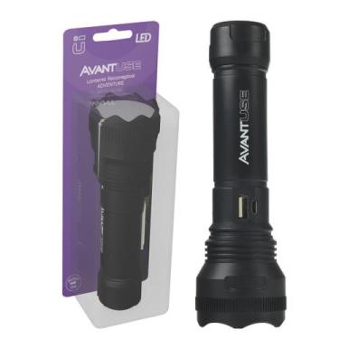 Imagem de Lanterna Led Adventure Recarregável USB 3W 6500K Avant