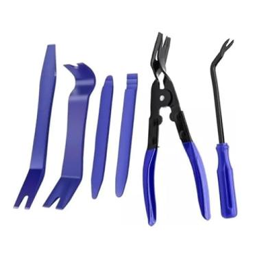 Imagem de Kit Ferramenta Automotivo Carro Remoção Saca Grampo Desmontar Painel Forro Porta Saca Presilha