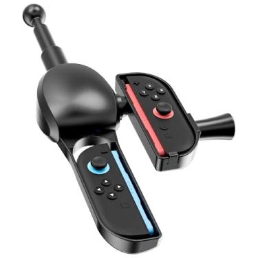 Imagem de RHOTALL Fishing Rod for Nintendo Switch 2,Fishing Games Accessories Kit Compatible with Nintendo Switch 2 Handle joycon Controller Bass Pro Shops: The Strike Championship Edition