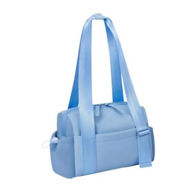Imagem de oshhni Mini bolsa de ginástica, bolsa de mão moderna para esportes, natação, compras, fitness e dança, Azul
