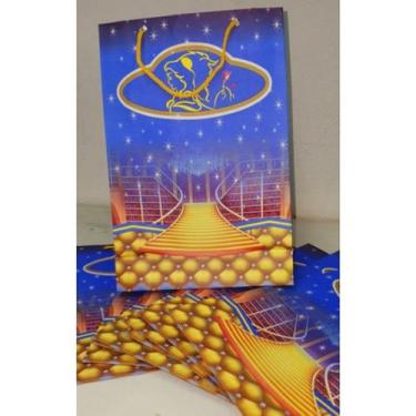 Imagem de 10 Sacolas Tematicas Lembrancinha Festa Bela e a Fera - Sacola Papelão