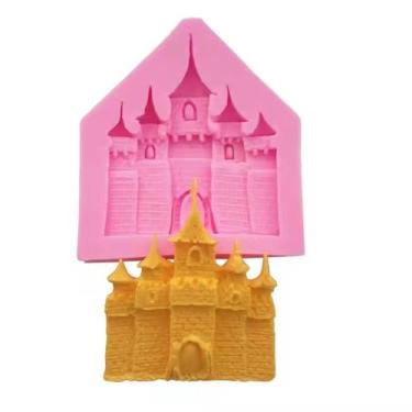 Imagem de Molde Silicone Castelo Princesa Rainha Principe Fondant - LUYKE