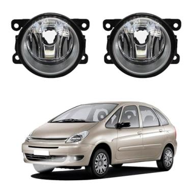 Imagem de Par Farol de Milha para Xsara Picasso 2007 a 2012 Farolete Auxiliar Neblina