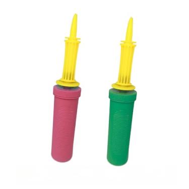 Imagem de Kit 2 Bomba de Balão Bexiga Balões Bubble Balão Látex Festas Aniversário Bombinha Inflador Manual(2 Unidades)