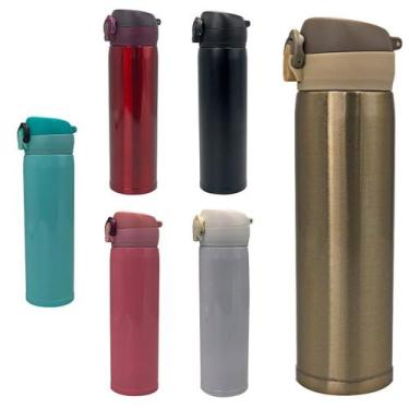 Imagem de Garrafa Isotérmica Bebidas Quentes e Fria Capacidade de 500ml com Tamp