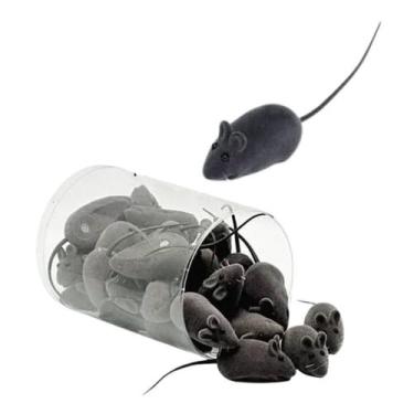 Imagem de Ratinho Sonoro Brinquedo Interativo Para Gatos 50 Unidades - Napi
