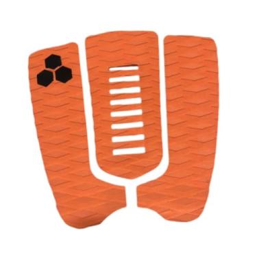 Imagem de menolana 3x Almofadas de tração para prancha de surfe, almofada de aderência para os pés, almofada de tração antiderrapante para prancha de skimboard para, Laranja