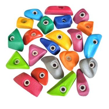 Imagem de Agarra de Escalada Kit com 20 Agarras,MáQuina de Escalada(sem fixação)