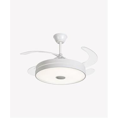 Imagem de Ventilador De Teto Air Sound Retrátil Branco Com Som Bluetooth