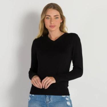 Imagem de Sueter feminino de inverno - Gênerica, G, Preto