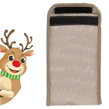 Imagem de Bolsa de segurança plus size, compatível com OtterBox iPhone 14 15 16 pro max Samsung Galaxy s23 Faraday Bolsa de proteção EMF 5G GPS RFI capa de proteção de sinal carteira de proteção de privacidade