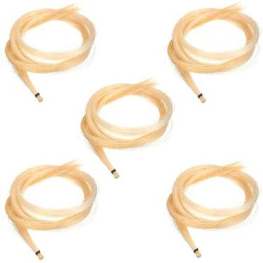 Imagem de Kit 5 Crinas Animal Mongolia P/ Arco Violino/Viola/Violoncel - Orquezz