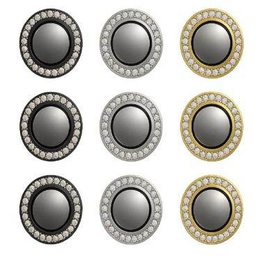 Imagem de Combo (03 PCS) Película Câmera Strass Diamonte Para Realme C61 / Realme C63 (DOURADA)