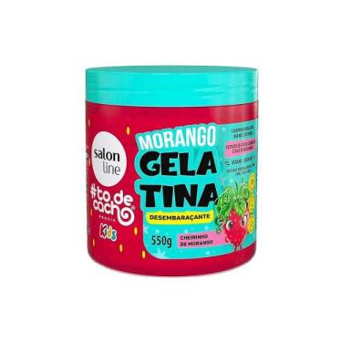 Imagem de Gelatina Desembaraçante Kids Morango 550g ToDeCacho Salon Line