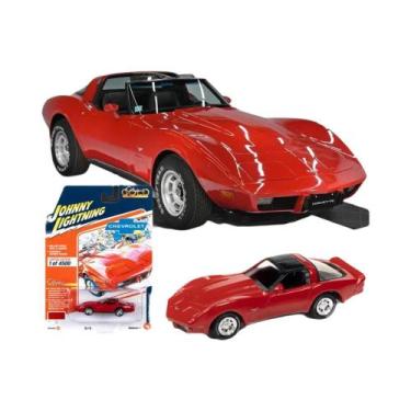 Imagem de GreenLight M2 AW 1979 Chevrolet Corvette Modelo De Carro Em Liga Metál