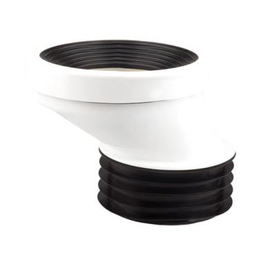 Imagem de Bothyi Adaptador de conexão de tubo de vaso sanitário com flange deslocada para vaso sanitário, fácil de instalar, conector de substituição para sistemas de, Remova 5 Cm
