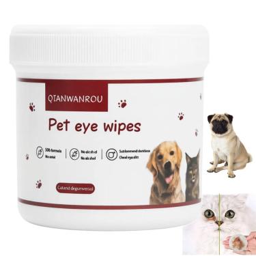 Imagem de Lenço Umedecido Pet Cachorro Cao Gato Limpeza Olhos Cuidado Higiene Animal de Estimaçao Suave Seguro Hipoalergenico