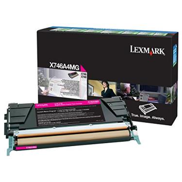 Imagem de Lexmark Cartucho de toner Magenta para o governo dos EUA, produção de 7000 (X746A4MG)