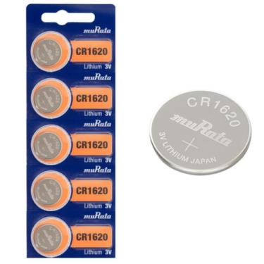 Imagem de Bateria CR1620 Murata 3V  Cartela com 5 Unidades Original