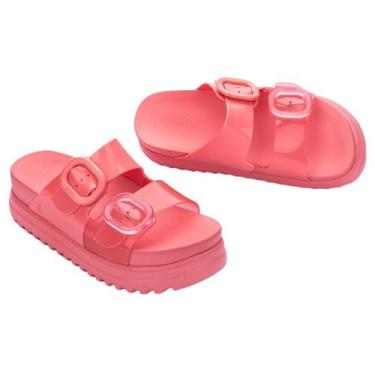 Imagem de Sandália Melissa Cozy Platform Feminina Rosa, Rosa, 37
