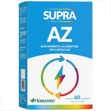 Imagem de Herbamed Supra AZ Polivitamínico 60 Cápsulas – 23 Vitaminas e Minerais de A a Z Suplemento com Vitaminas B, C, D, E, Zinco e Selênio