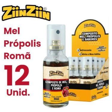 Imagem de Sprayziin de Própolis Sabor Romã 30ML - Kit Com 12 Unidades - ZiinZiin