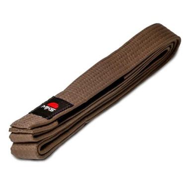 Imagem de Faixa de Jiu-Jitsu MKS Marrom/Ponta Preta (modelo 2019), 280cm