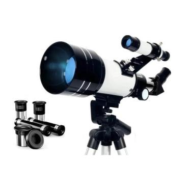 Imagem de Telescópio Monocular Astronômico F30070m com tripé e acessório - Light