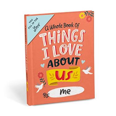 Imagem de Em & Friends Sobre nós preencha o livro de amor diário de presente preenchê-lo em branco, 10,4 x 13,7 cm