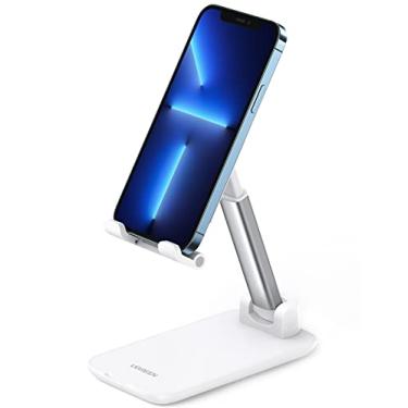 Imagem de UGREEN Suporte para telefone Mesa Suporte dobrável com altura ajustável para suporte de telefone celular compatível com iPhone 15 Pro 14 Plus 13 Pro Max 12 11 SE XS XR 8 7Plus, Galaxy S23 e to