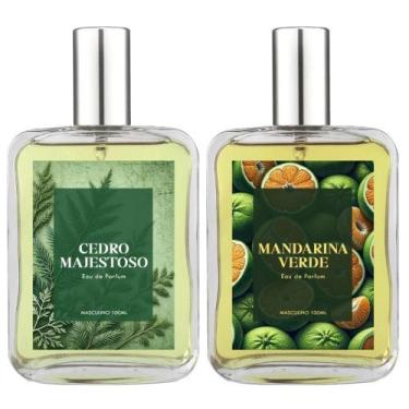 Imagem de Kit Perfume Masc. Cedro Majestoso E Mandarina Verde 100Ml - Essência D